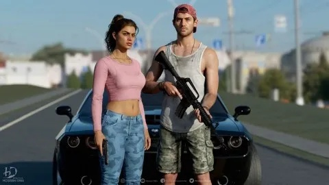 这身材实在太出色！XQC被《GTA6》女主“硬控”10秒钟