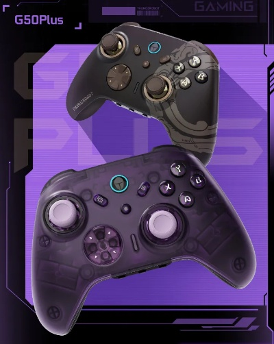 雷神G50 PLUS三模游戏手柄：霍尔扳机 首发199元