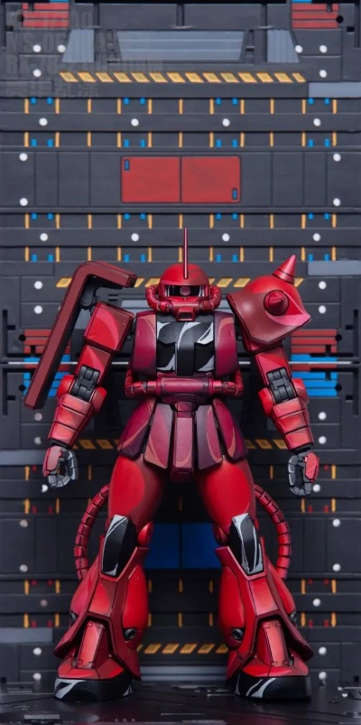 《高达：跨时之战》新版夏亚红扎古钢普拉12月上市