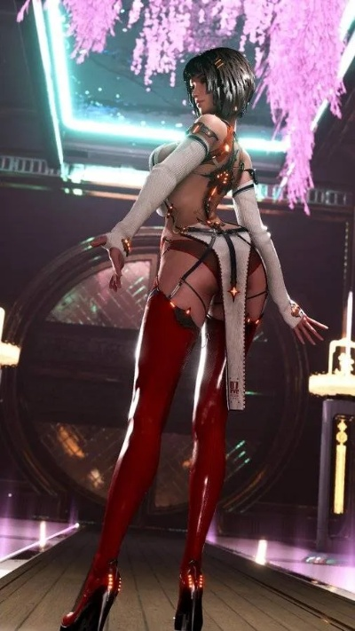 《剑星》PC版新旗袍时装秀，女主性感身材尽显