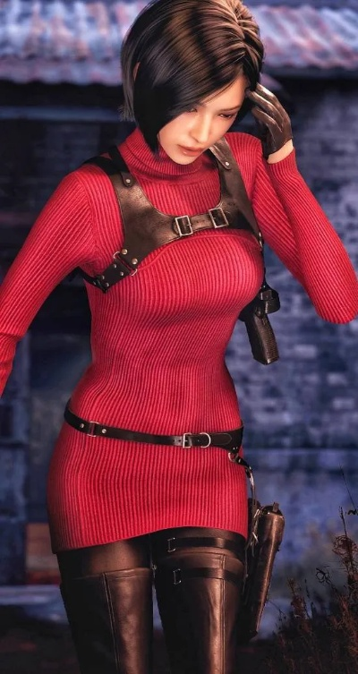 生化危机4艾达王3D美图曝光，复刻小猫影子拍照