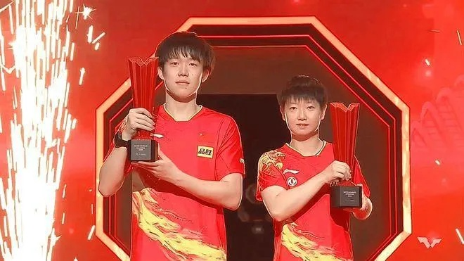 王楚钦与孙颖莎做到世乒赛3连冠！国家的骄傲