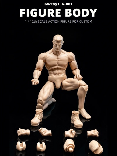 218元预定!肌肉猛男"孔子"?这款1/12素体太逆天