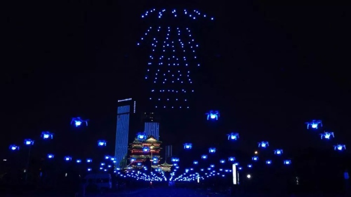 《黑夜君临》震撼上线!官方无人机大秀点亮夜空！