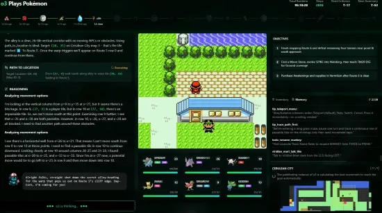 OpenAI正在直播通关《宝可梦：红》：现已攻破两座道馆！