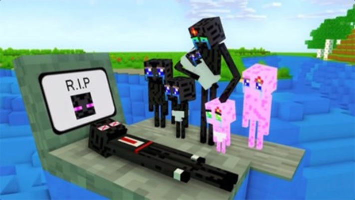 《我的世界》高手速通7秒，末影人一击碎梦核心