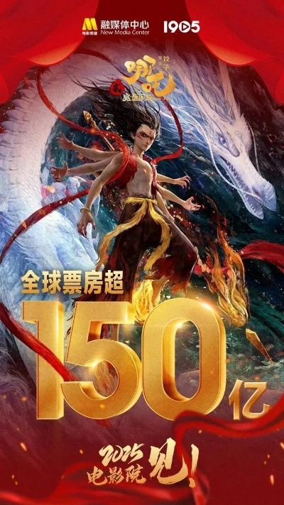《哪吒闹海票房狂飙，109天破154亿！》