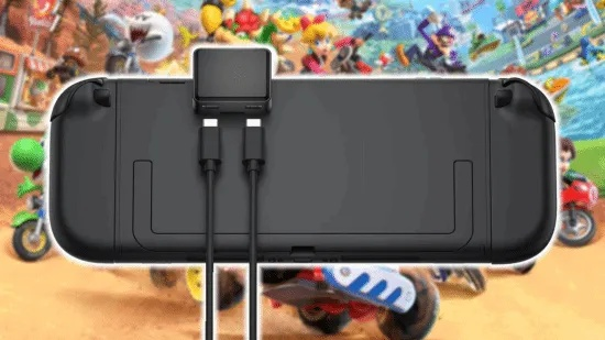 Switch 2必备！一拖三神器：充电+手柄+摄像头连接