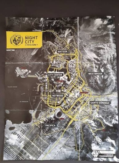 《赛博朋克2077》夜之城：揭秘游戏地图的隐藏魅力