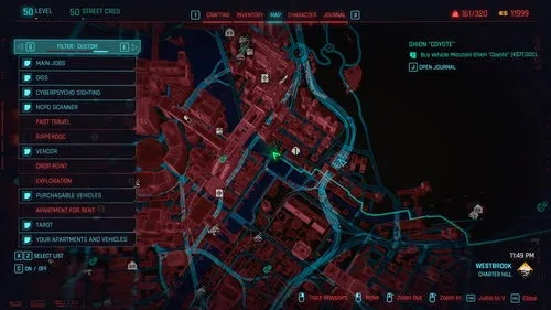 《赛博朋克2077》夜之城：揭秘游戏地图的隐藏魅力