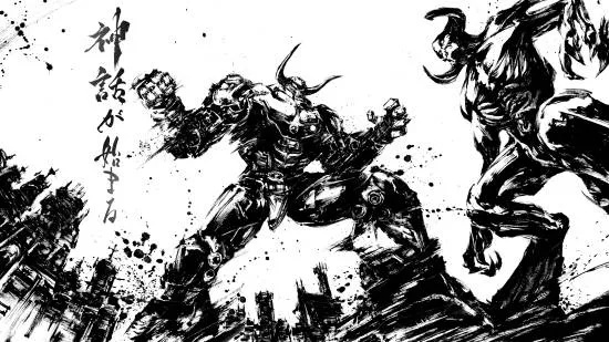 《毁灭战士水墨风插画》变身“假面骑士”新玩法揭秘