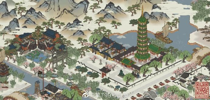 江南百景图雷峰塔寺庙揭秘：探寻神秘古刹位置