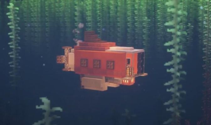 《Minecraft潜航指南：打造专属潜水艇教程》