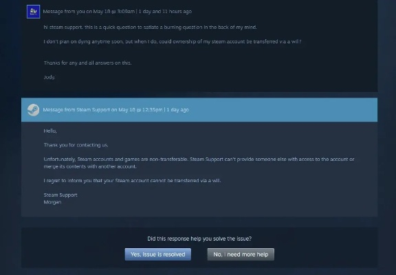 《Steam遗产继承门：游戏归属引玩家热议》
