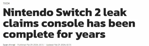《Switch 2文件系统缺陷曝光：过时技术引玩家热议》