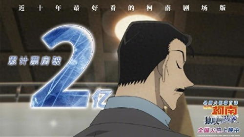 《名侦探柯南：独眼残像》票房狂飙，2亿大关轻松破！