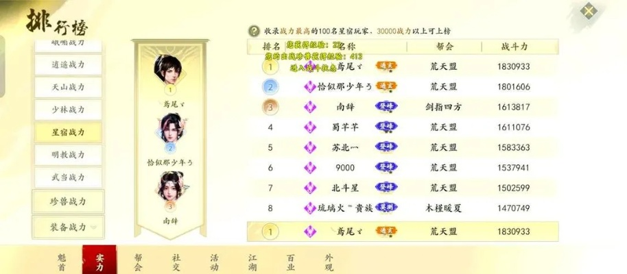 江湖风云再起：2025自在江湖门派实力排行揭秘