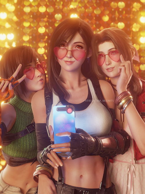 蒂法与伊芙：3D神级合体亲密互动！