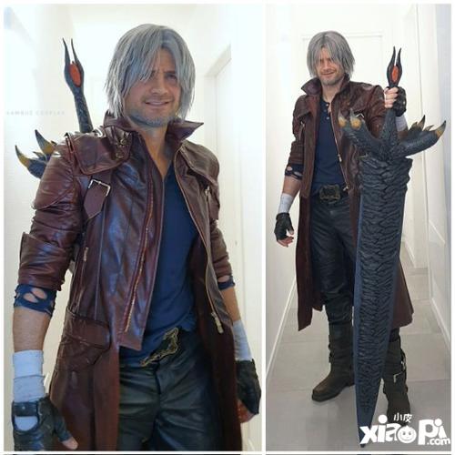 《鬼泣》神级COS达人！还原但丁风采！