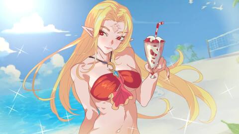 《女神异闻录》夏日泳装美波：萌动夏日，心动瞬间！