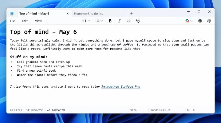 《Windows记事本：从初心到臃肿，功能演变揭秘》