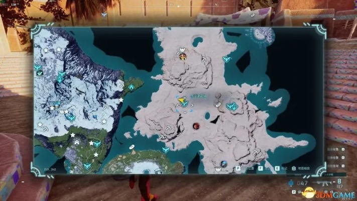 《帕鲁寒风呼啸岛资源盘点：高效收集攻略揭秘》