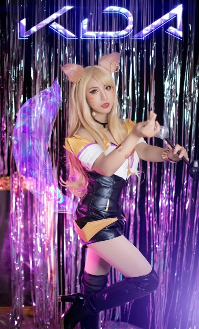 韩援Coser Yasal惊艳再现！《英雄联盟》阿狸cosplay美图大赏