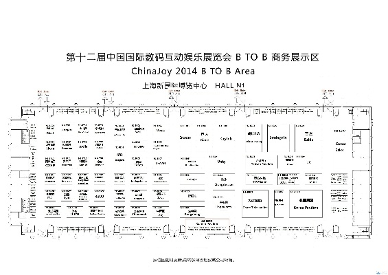 2025 ChinaJoy展馆地图揭秘：探秘游戏盛宴新布局！