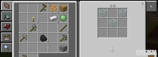 《Minecraft大玻璃合成攻略：快速制作大块玻璃》