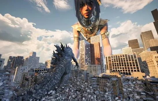 巨足狂踩！《女巨人游乐场》大楼瞬间崩塌！