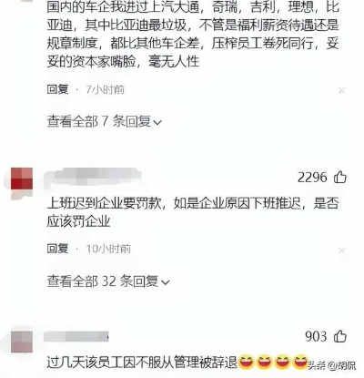 奇瑞董事长致歉：反思加班，尊重员工时间