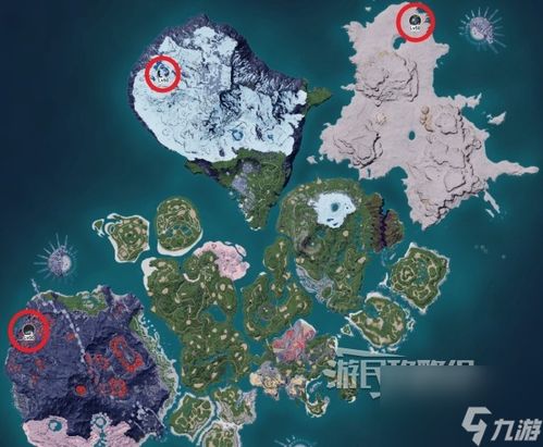 幻兽帕鲁商人分布地图，全商人位置速览