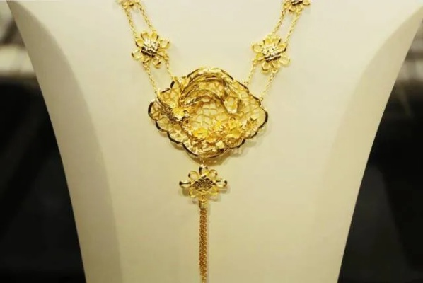 非遗花丝镶嵌金链，周大福魔域花魁项链，加冕盛典抢先看