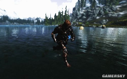 《上古卷轴5》跑酷MOD新玩法：天际自由穿梭挑战来袭