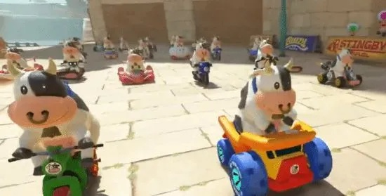 《马里奥赛车：世界》奶牛鼻环引争议，玩家呼吁移除！