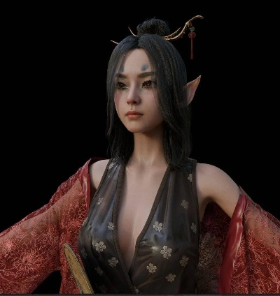 《黑神话：悟空》萍萍3D美图曝光！绝美再现！