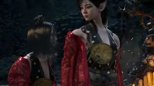 《黑神话》萍萍新图曝光：绝美纤足，视觉盛宴！