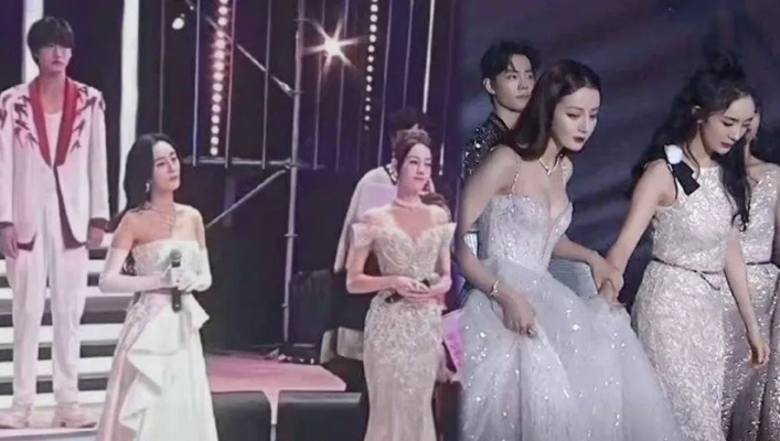 杨幂迪丽热巴同框！优雅与冷艳的绝美碰撞