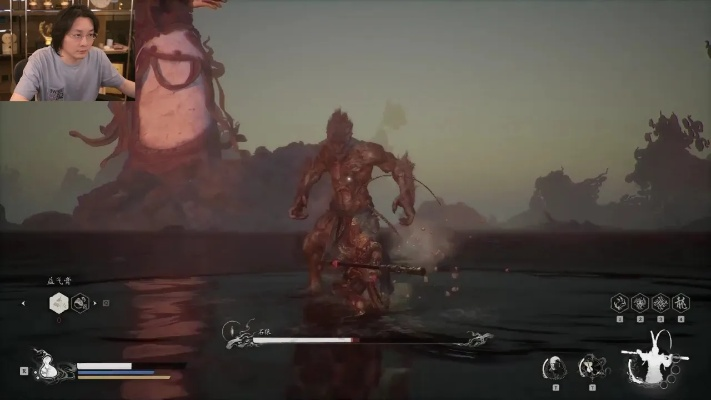 盲女主播挑战《黑神话：悟空》大圣残躯，玩家热议！