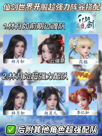 风水雷阵容攻略：打造《仙剑世界》最强组合