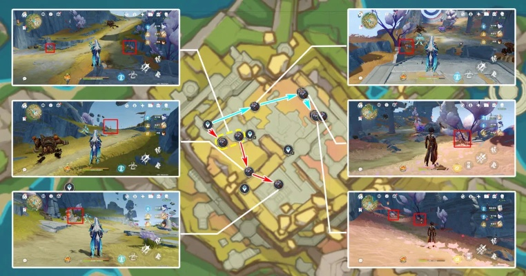 《原神》紫英枯叶分布攻略：揭秘85个必去秘境