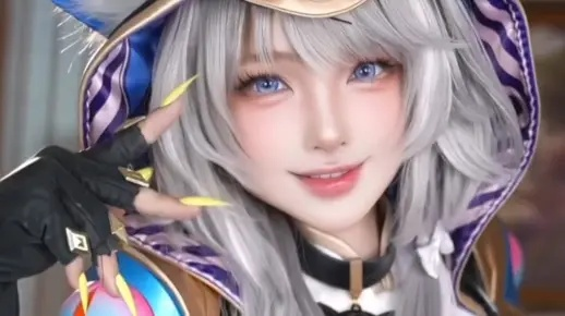 《崩铁》赛飞儿猫娘cos性感，直击玩家心弦的绝美演绎