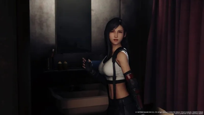 《最终幻想7》AC蒂法3D惊艳亮相！皮裙闪耀，视觉盛宴！