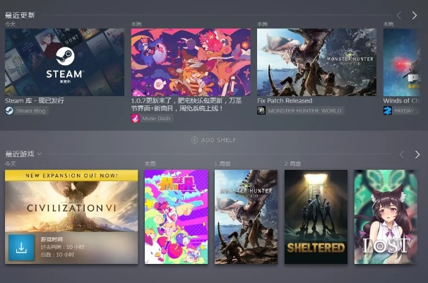 Steam客户端个性化升级！封面自定义功能全新上线，打造专属游戏体验