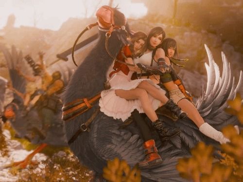 《最终幻想7》蒂法3D神还原，独家视角带你领略经典再现！