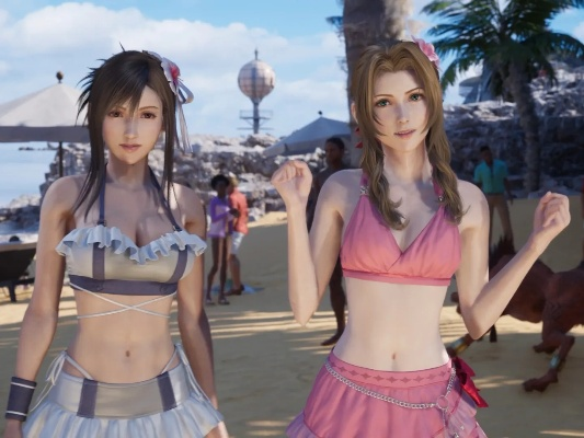 夏日对决：蒂法VS爱丽丝，绝美玉足比基尼，清凉一夏新体验