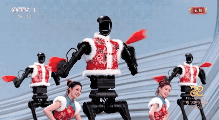 机器人新春狂欢：派花棉袄扭秧歌，体验别样民俗风情