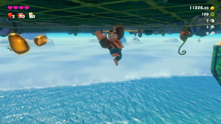 轻松翻越头顶障碍，掌握《咚奇刚蕉力全开》C跳技巧攻略