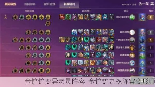 《金铲铲之战》S7攻略：迅捷老鼠阵容玩法深度解析，掌握高效策略