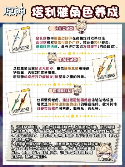 《原神》塔利雅养成攻略：全面汇总高效收集技巧解析
